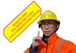 ACTIO FR PRO - Safety Helmet Communication for Arc Flash Environment: Industrial Intercom