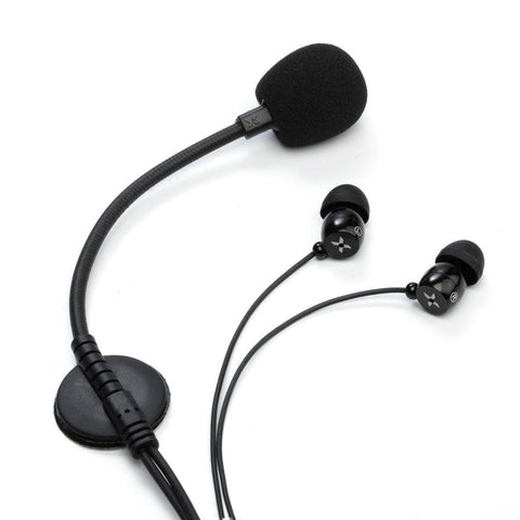 RAPTOR-i Boom Mic In-Ear Headset for Open Face Helmet (RTR-BE-01)