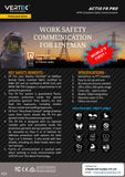 ACTIO FR PRO - Safety Helmet Communication for Arc Flash Environment: Industrial Intercom