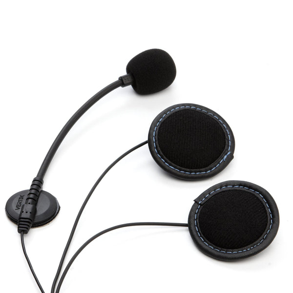 bike helmet with speakers mic and walkie talkie RAPTOR-i Boom Mic Speaker Headset for Open Face Helmet (RTR-BS-02)