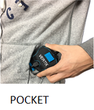 VERTIX Actio Intercom carried in pocket with belt pouch | vertixglobal.com