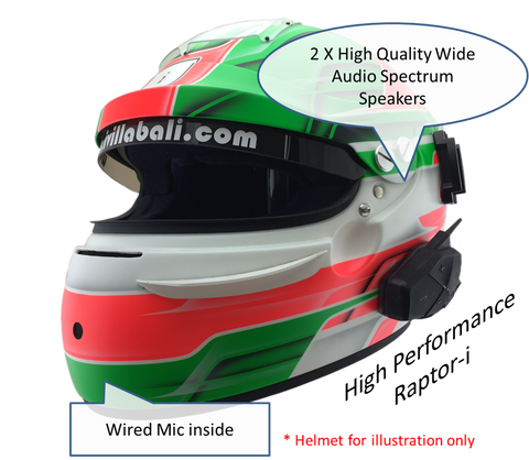 audio helmet motorcycle RAPTOR-i - Motorcycle Intercom : Feels like you're in the office